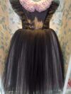 Black dress with pink petty skirt www.cocobee.eu