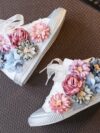 Converse Flower Shoes for Girls White CocoBee Shop