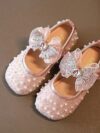 Pink Princess pearls Shoes www.cocobee_edited