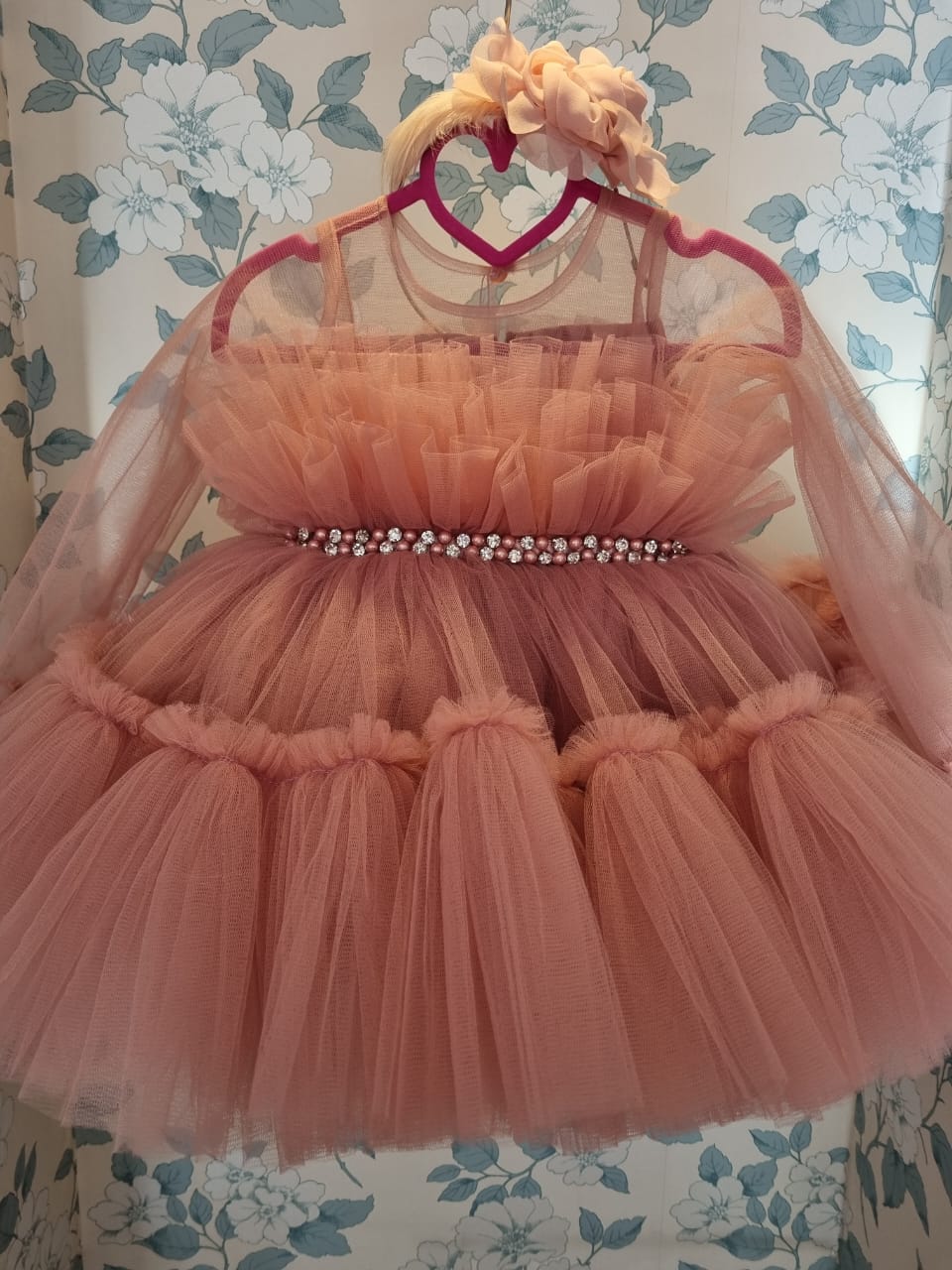Baby Princess Dress Dusty Pink www.cocobee.eu 1