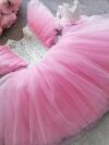 Pink Baby Dress with Silver Sequinn Cocobee shop 1