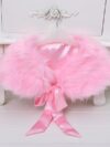 Pink Fur Bolero For Little Girls