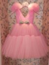 Tulle Pink Baby Princess Dress for Little Girls