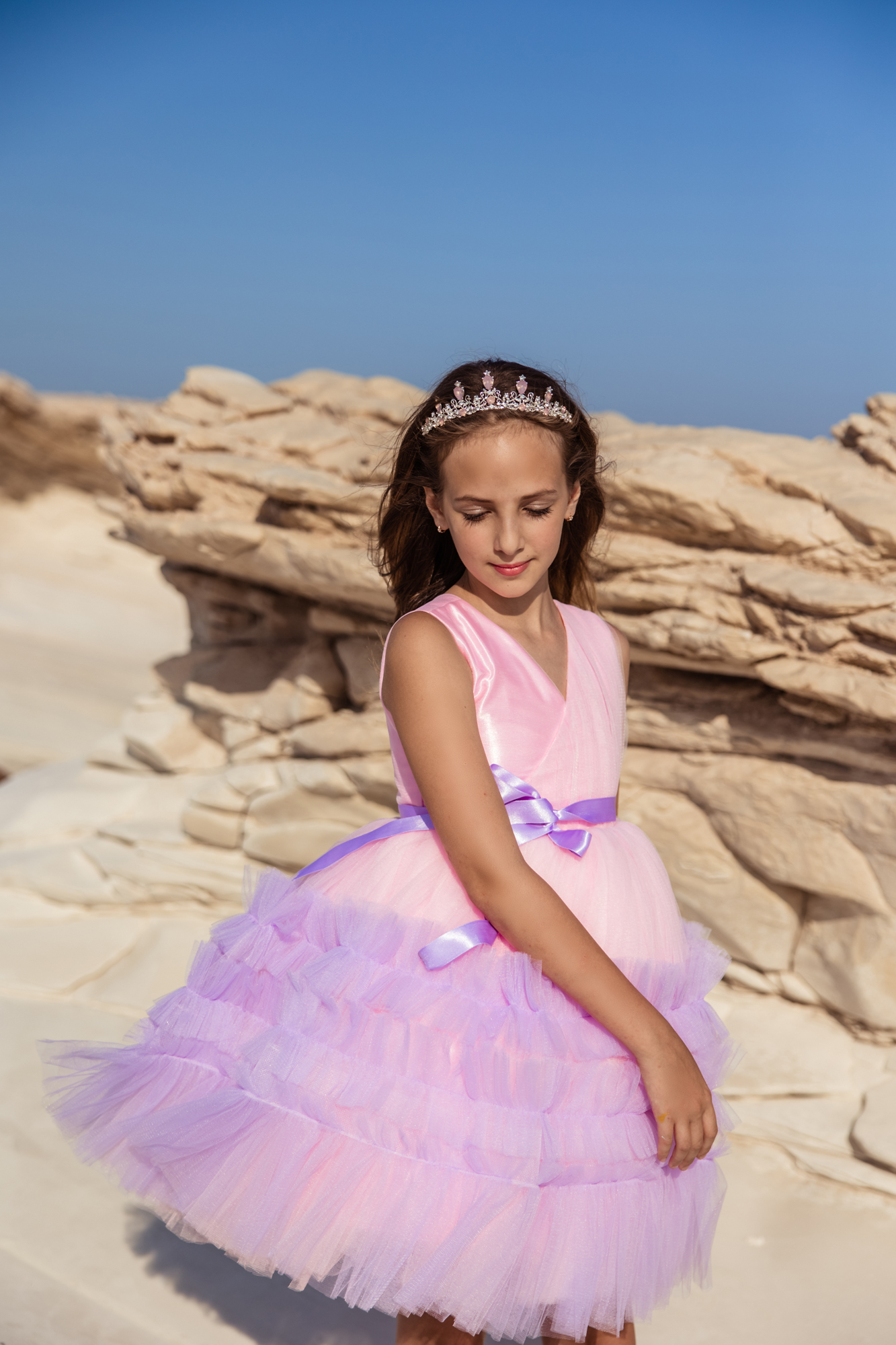 Tulle Pink Dress for Girls