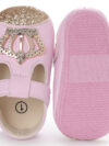 Baby Girl Party Shoes Gold and Pink at Cocobee Shop
