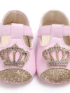 Baby Princess Shoes Crown Gold and Pink at Cocobee Shop