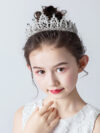 Elegant Wedding Princess Tiara Rhinestones Silver 1