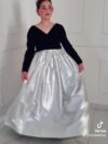 06 – Silver and Black Velvet Dress at CococBee Princess Shop mp4_Moment1