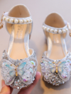 Silver Sandals Ballerina Party Shoes at Cocobee Shop