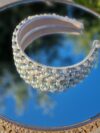 White Pearls and Rhineston Wedding headband