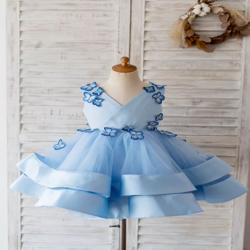 Blue Butterfly Dress Sofia Cinderella The princess shop