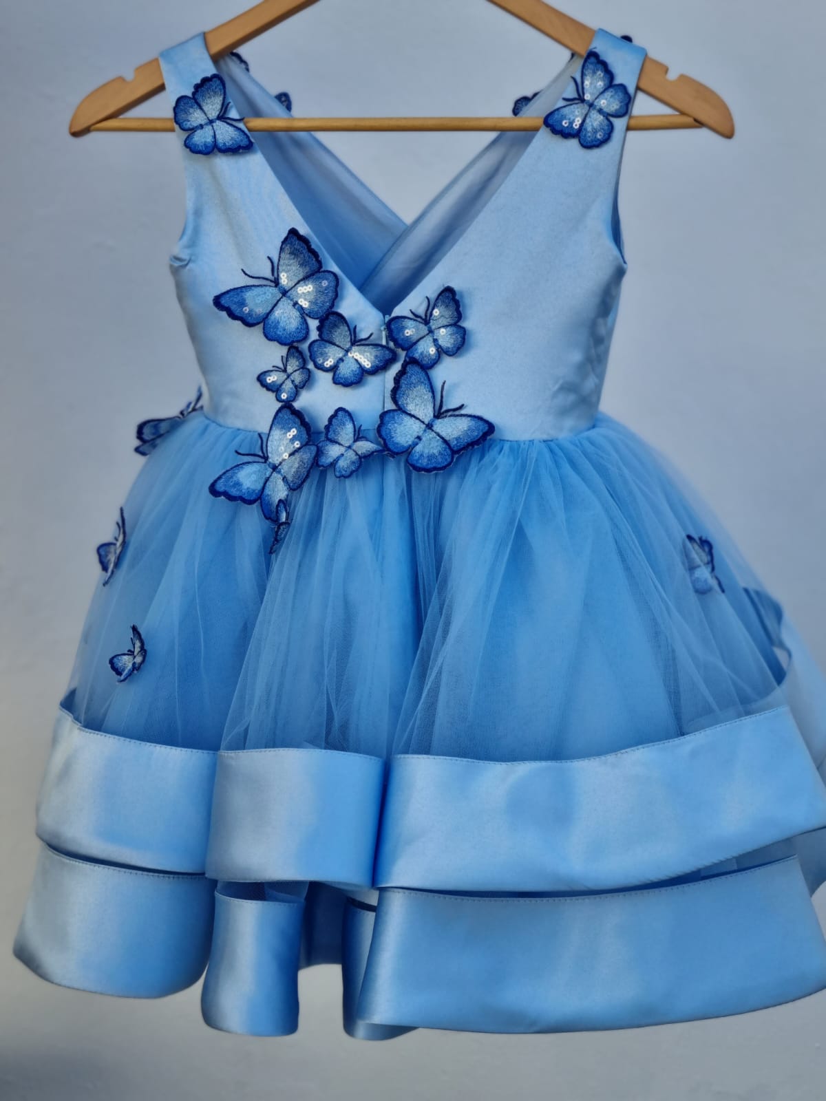 Blue Butterfly Tulle Party Dress Eleonora 10 – cocobee
