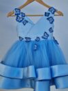 Blue Butterfly Tulle Party Dress Eleonora 11 – cocobee