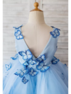 Blue Princess Party Birthday Tulle Tutu Dress CocoBee Shop