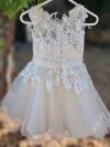 Peach Baby Girl Birthday dress at Cococbee Shop 3