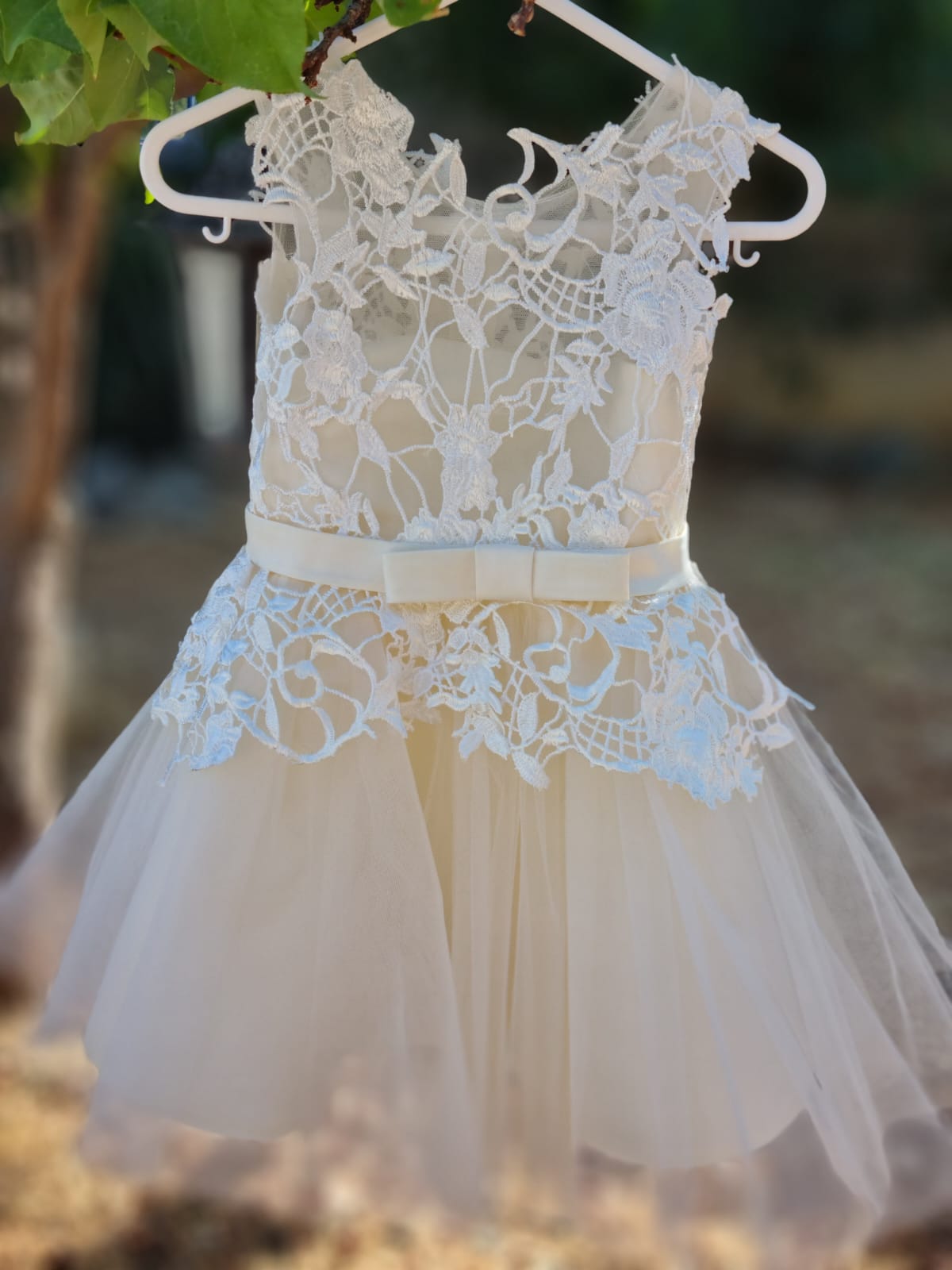 Peach Lace and Tulle Dress Cocobee Shop 1