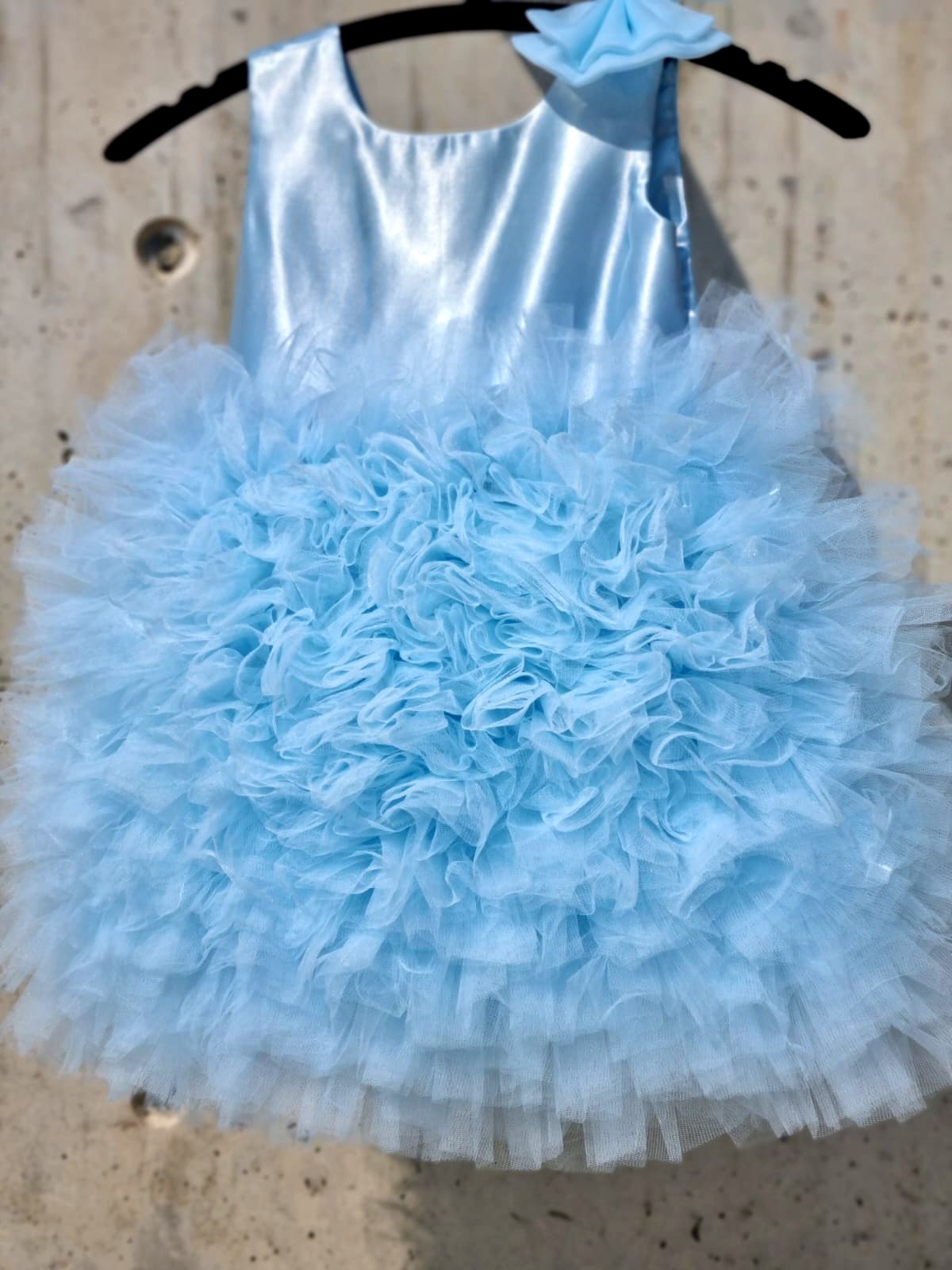 Blue Ruffle Party baby Girls Dress Cocobee Shop 1_edited