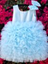 Blue Ruffle Party baby Girls Dress Cocobee Shop 3_edited