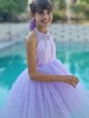 Purple Tulle Dress with Back Bow Cocobee Shop 19