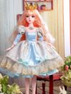 cocobee-Blonde Hair Princess Doll with Flower Maria-2