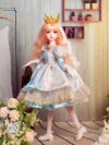 cocobee-Blonde Hair Princess Doll with Flower Maria-3