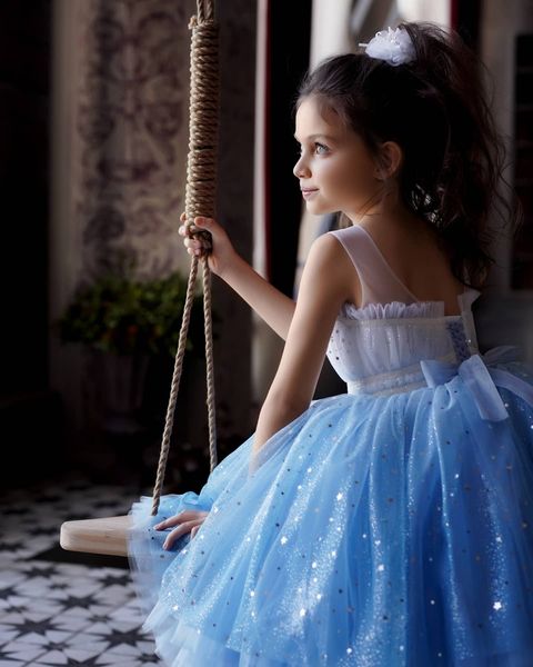 cocobee-Blue Dreams Ombre Evangeline Princess Dress-4