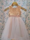 cocobee-Gold Sequin Dimitra Princess Dress-1