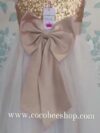 cocobee-Gold Sequin Dimitra Princess Dress_Moment