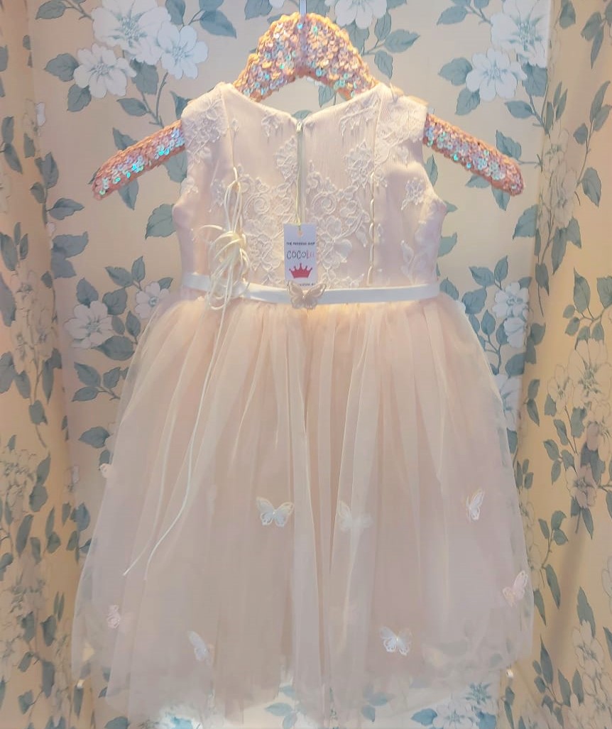 cocobee-Light Pink Butterfly Sweet Thea Dress-1