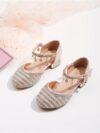 cocobee-Pearls and Rhinestones Heeled Elegant Girls Shoes-3