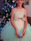 cocobee-Turquoise Ruffles Maya Princess Dress_Moment