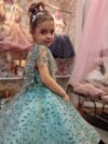 Turquoise Sequin Dream Desdemona Special Dress-3