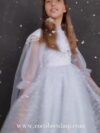 cocobee-Blue Silver Stars Princess Dress with Train Cassia_Moment