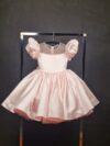 cocobee-Romantic Pink Satin Dress Althea-3