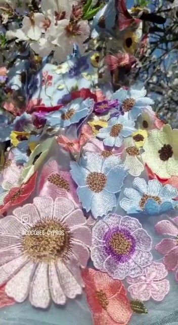 cocobee-Blue 3D Flower Dress Princess Nicole_Moment
