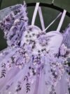 cocobee-Purple 3D Flower Dream Pandora Princess Dress-3