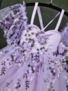 cocobee-Purple 3D Flower Dream Pandora Princess Dress-3