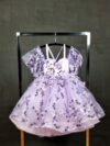 cocobee-Purple 3D Flower Dream Pandora Princess Dress-5