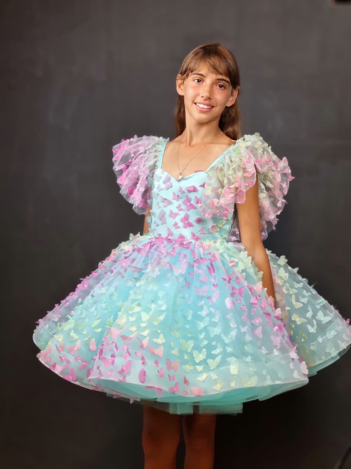 cocobee-Aqua 3D Princess Gown Xandra-2