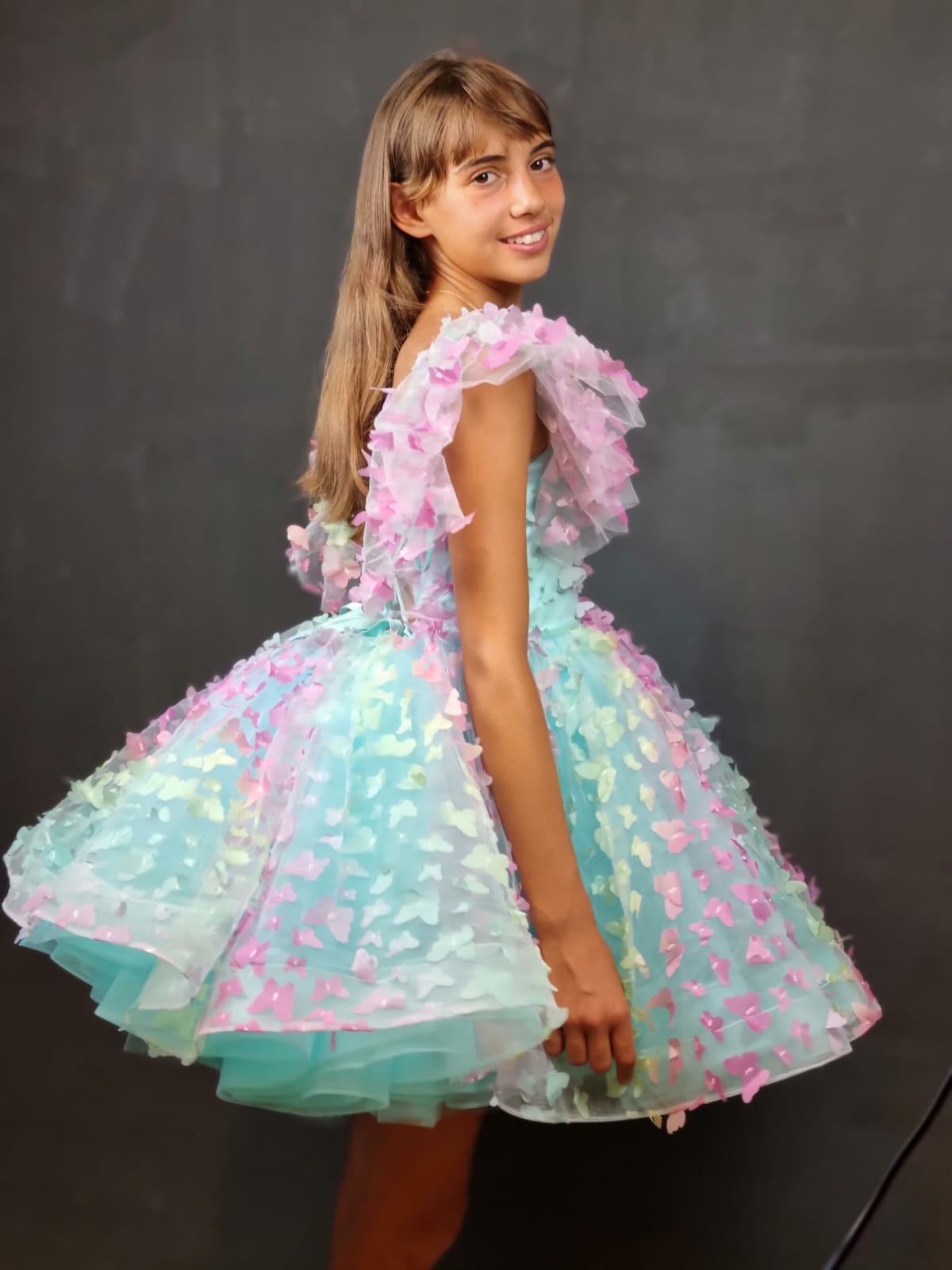 cocobee-Aqua 3D Princess Gown Xandra-3
