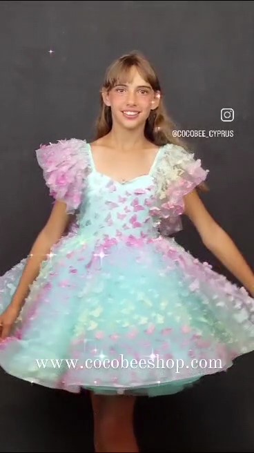 cocobee-Aqua 3D Princess Gown Xandra_Moment