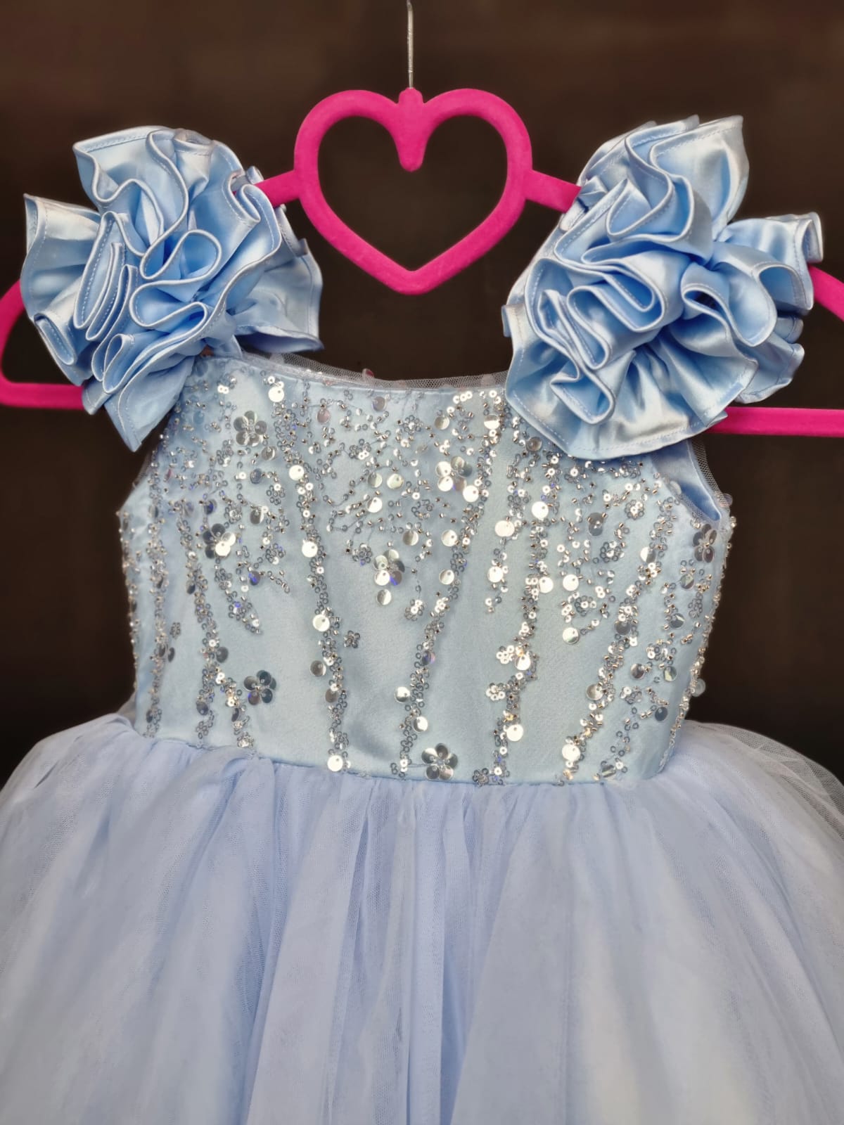 cocobee-Party Blue Angelina Princess Dress-3