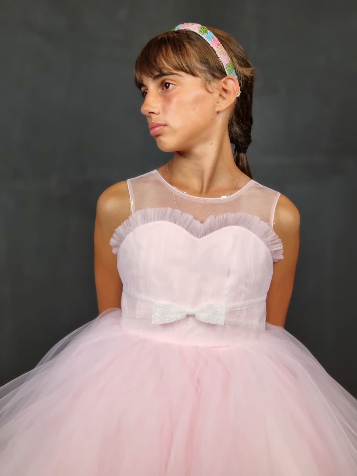 cocobee-Party Dress Baby Light Pink Princess Ophelia-1