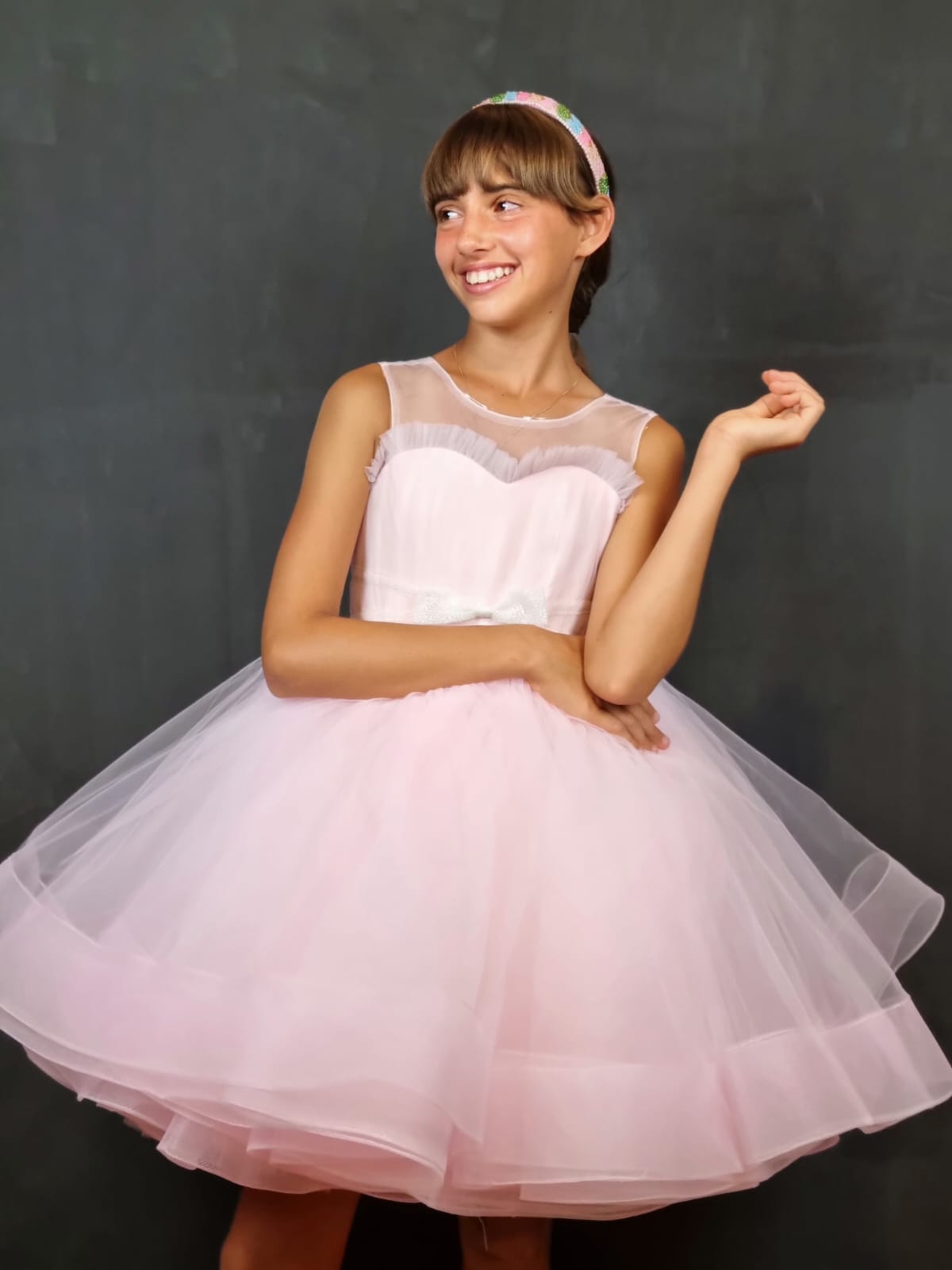 cocobee-Party Dress Baby Light Pink Princess Ophelia-4