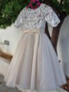 cocobee-Beige Party Dress Princess Aster-1