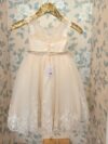 cocobee-Elegant Lace Peach Princess Nicole Gown-2