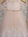 cocobee-Elegant Lace Peach Princess Nicole Gown_Moment