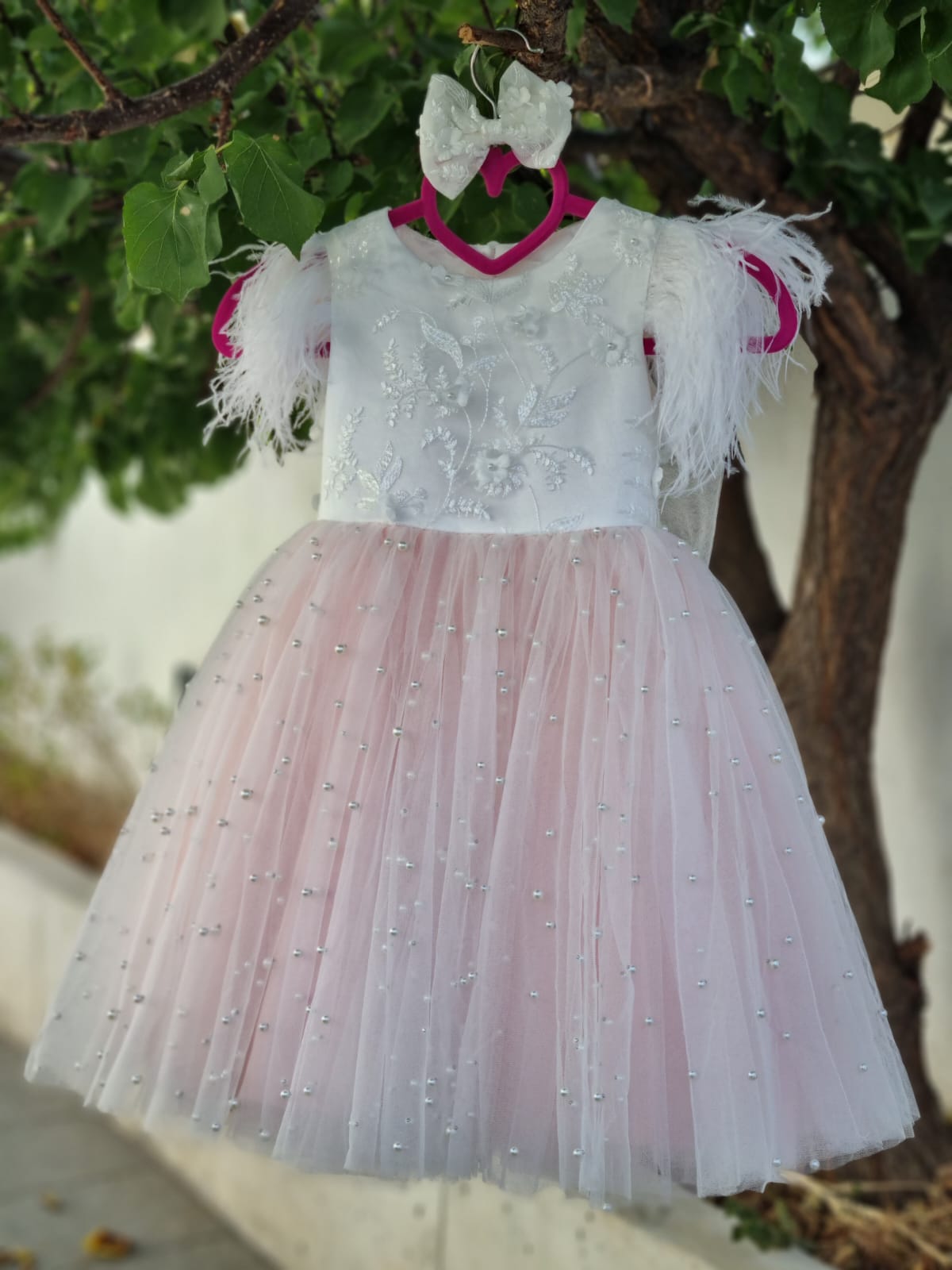 cocobee-Pink Pearls Princess Dress Calla-1