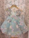 cocobee-3D Turquoise Summer Blooms Corset Maria Magdalena Princess Dress 1
