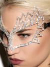 cocobee-Light Luxury Rhinestone Masquerade Half Face Masks Carnival Wing Shape Eye Party Mask2